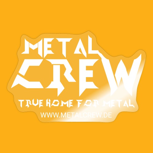 MetalCrew Logo White DE - Sticker