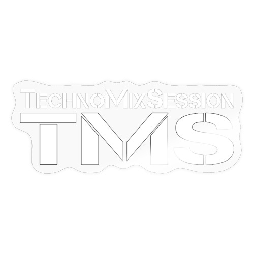 TMS-TechnoMixSession (white) - Sticker