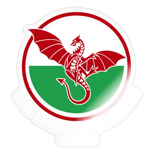 The Dragon Is Rising - Welsh Independence - Sticker