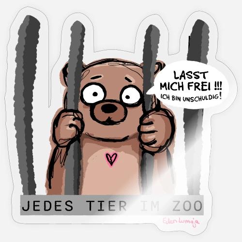 Bär - Sticker Größe S (10 x 10 cm)