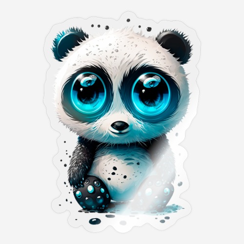 sweet panda bear - Sticker