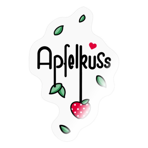 Apfelkuss Poster - Sticker