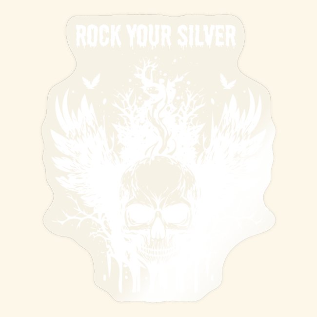 Rock your silver white design