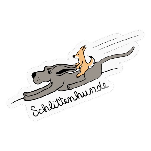 Schlittenhunde - Sticker