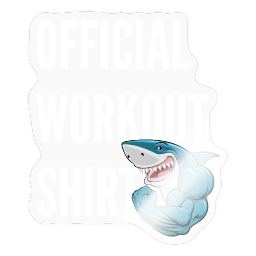 Offizielles Workout Shirt Training Fitness Outfit - Sticker