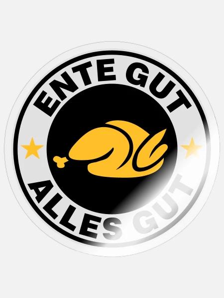  - Sticker Größe S (10 x 10 cm) - Transparent glänzend