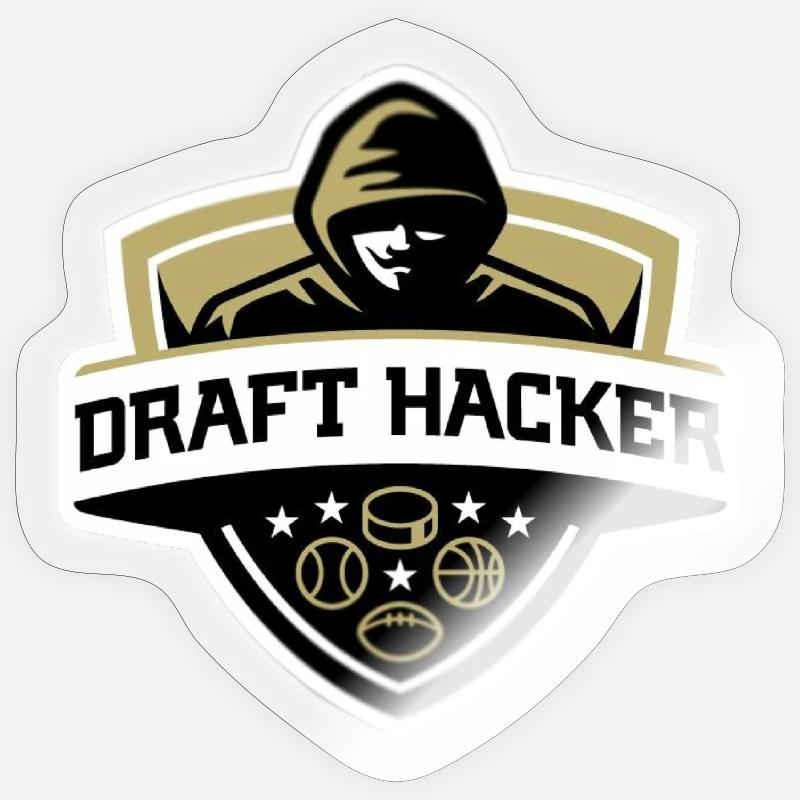 Draft hacker - Sticker size S (10 x 10 cm) - transparent glossy