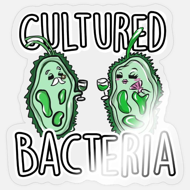 science - Sticker size S (10 x 10 cm) - transparent glossy