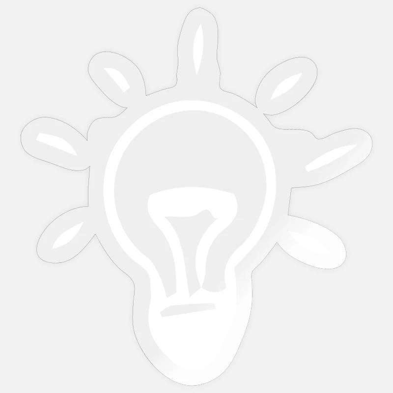 Idée - Sticker taille S (10 x 10 cm) - brillant transparent