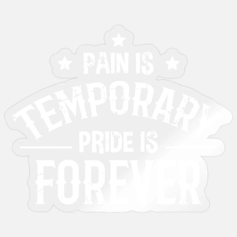 Bodybuilder disant - Sticker taille S (10 x 10 cm) - brillant transparent
