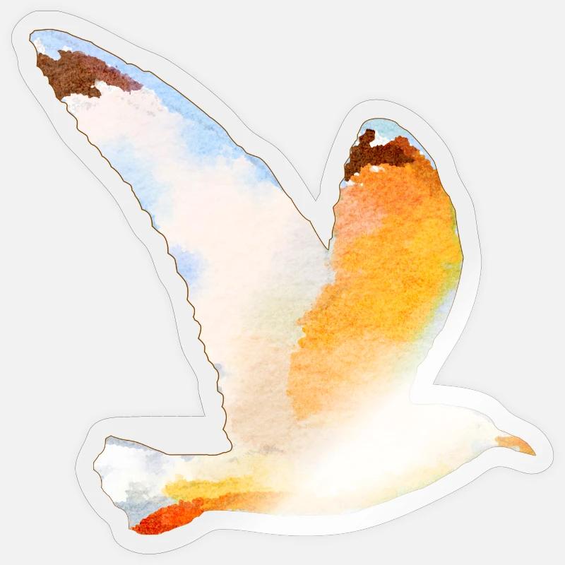 gull Sticker size S (10 x 10 cm)