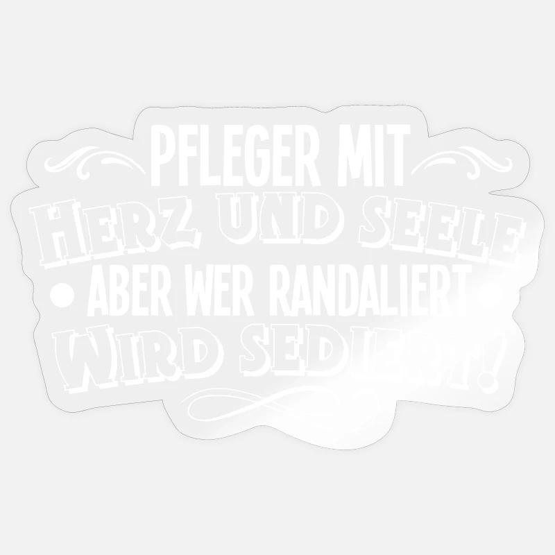 Pfleger Sticker Größe S (10 x 10 cm)