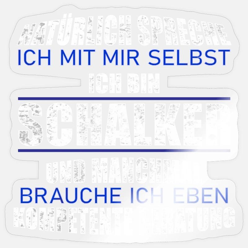 Schalker Beratung Geschenkidee Sticker Größe S (10 x 10 cm)