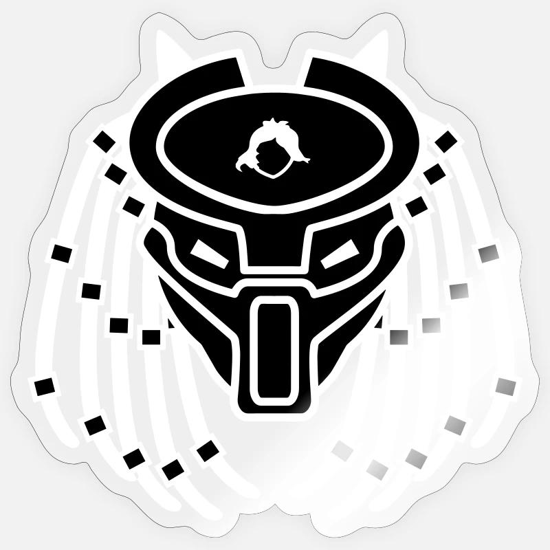 Ekudator - Sticker size S (10 x 10 cm) - transparent glossy
