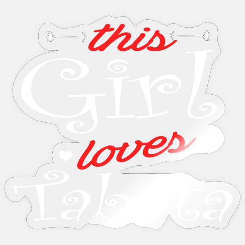 Tabata Interval Training Hiit Cardio Stark Hakuna Sticker size S (10 x 10 cm)