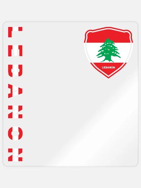 Libanon Beirut Libanese Libanesin Libanesisch LBN - Sticker Größe S (10 x 10 cm) - Transparent glänzend