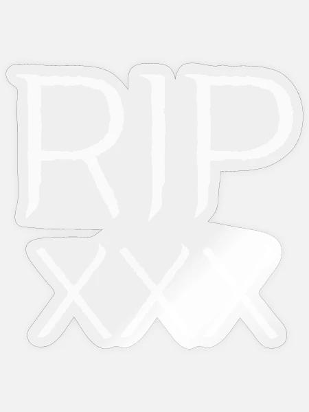 xtentacion, traurig, rip, xxx - Sticker Größe S (10 x 10 cm) - Transparent glänzend