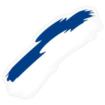 Finnland - Sticker Größe S (10 x 10 cm) - Transparent glänzend - Vorne