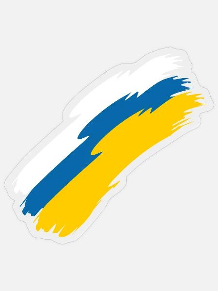 Flagge der Kanarischen Inseln - Sticker Größe S (10 x 10 cm) - Transparent glänzend
