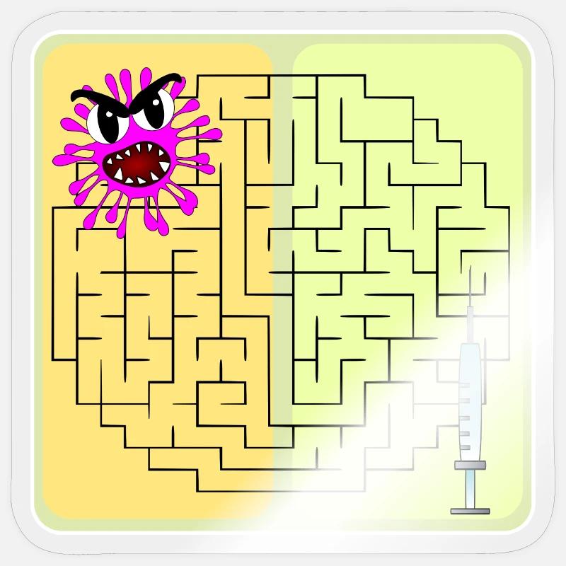 Sticker taille S (10 x 10 cm) - 