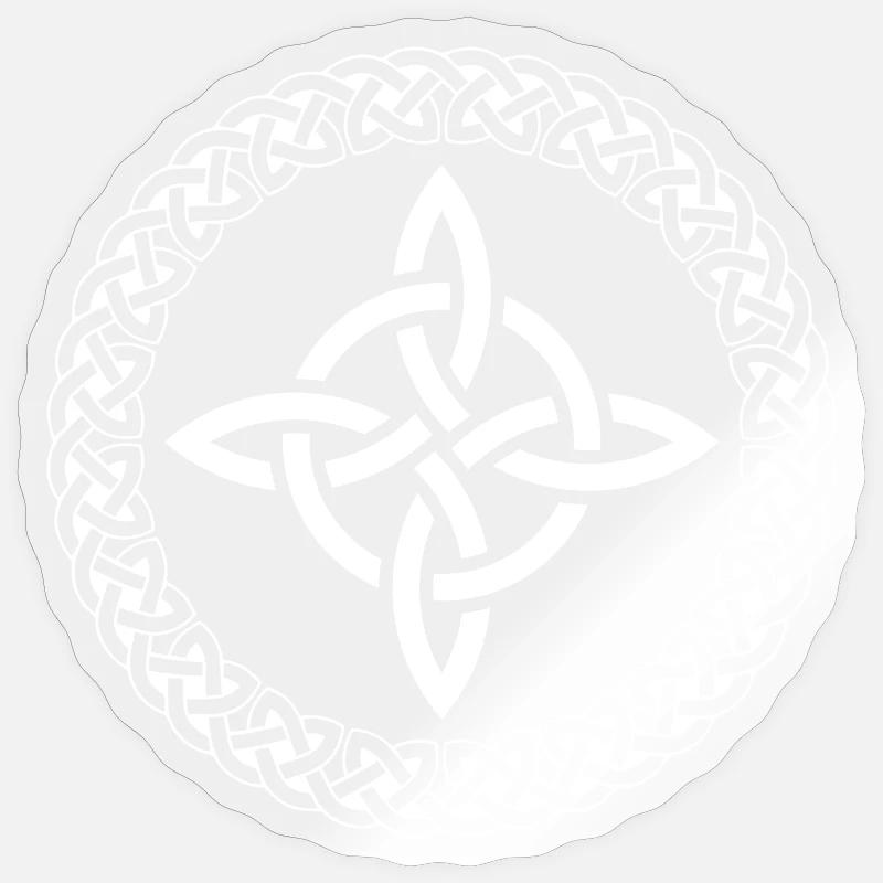 Celtic Knot - Sticker size S (10 x 10 cm) - transparent glossy