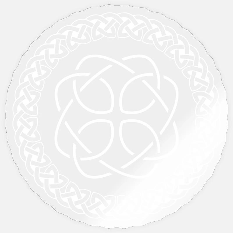 Celtic Knot - Sticker size S (10 x 10 cm) - transparent glossy