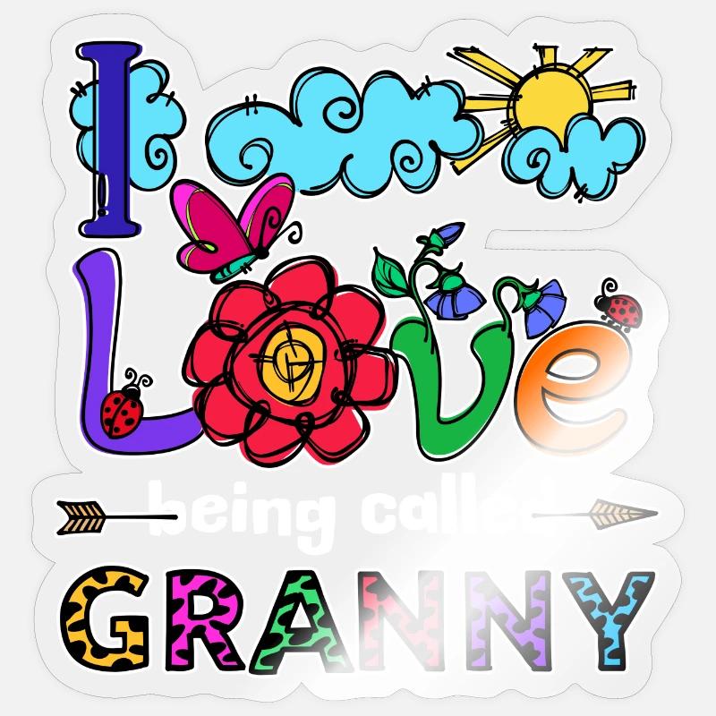 Cool Statement Seniorin Großmutter Oma Superoma - Sticker Größe S (10 x 10 cm) - Transparent glänzend