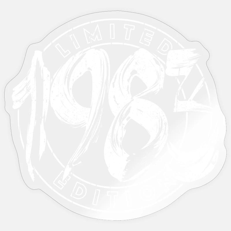 Édition limitée 1984 Graffiti Circle - Sticker taille S (10 x 10 cm) - brillant transparent
