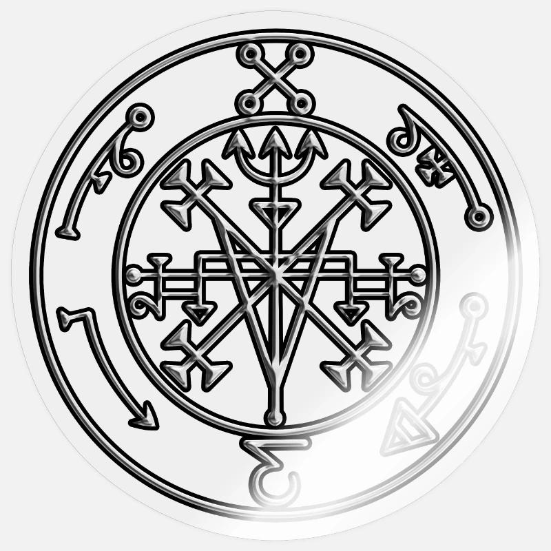 Siegel von Astaroth Sticker Größe S (10 x 10 cm)