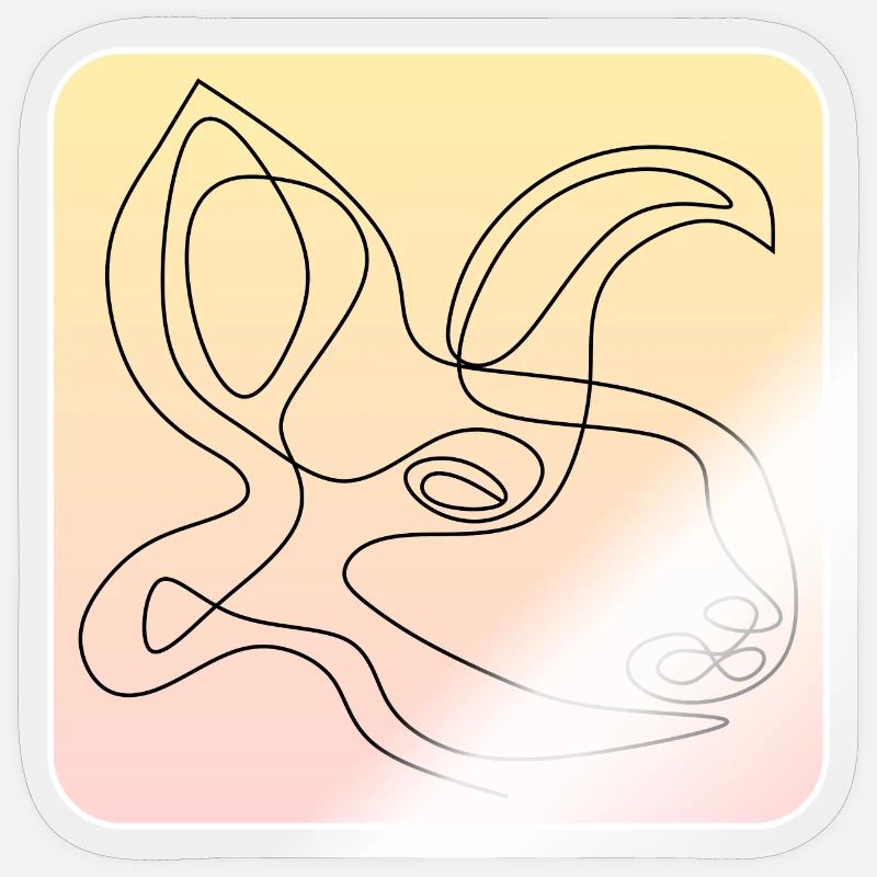 Sticker Größe S (10 x 10 cm) - 