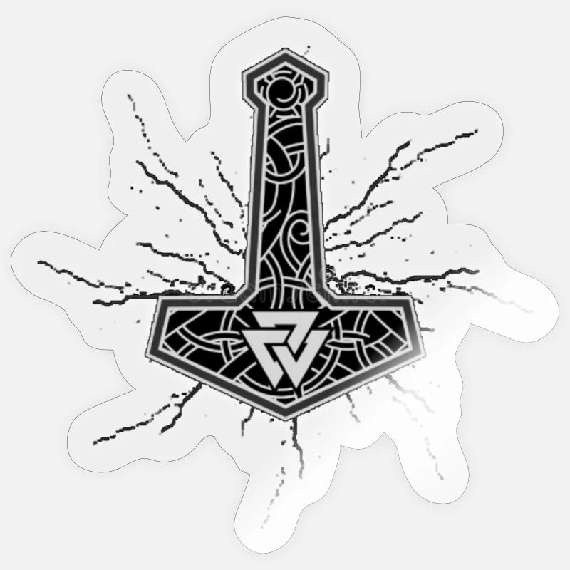Mjölnir3 Sticker taille S (10 x 10 cm)