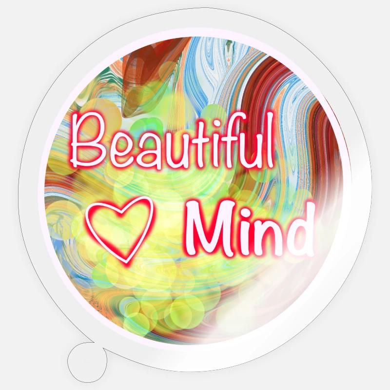 ADHD -ADHD Beautiful Mind Sticker size S (10 x 10 cm)