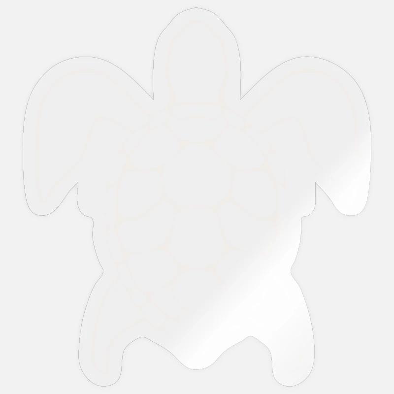 Turtle Lineart Sticker size S (10 x 10 cm)