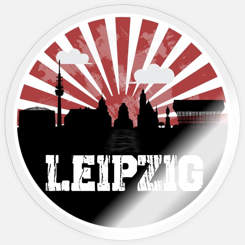 Leipzig Home Game Skyline Sticker taille S (10 x 10 cm)