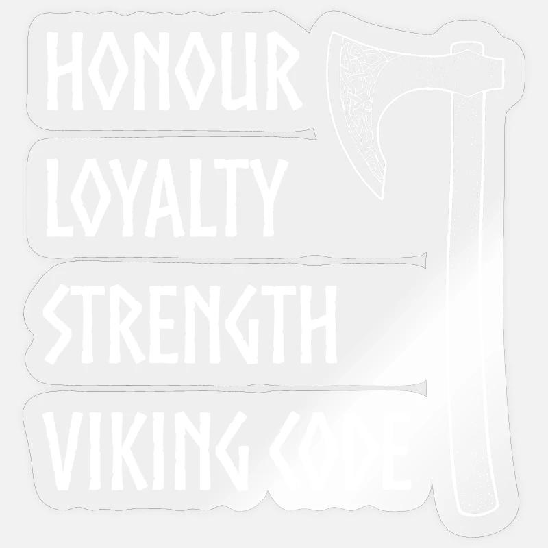 Viking code Sticker size S (10 x 10 cm)