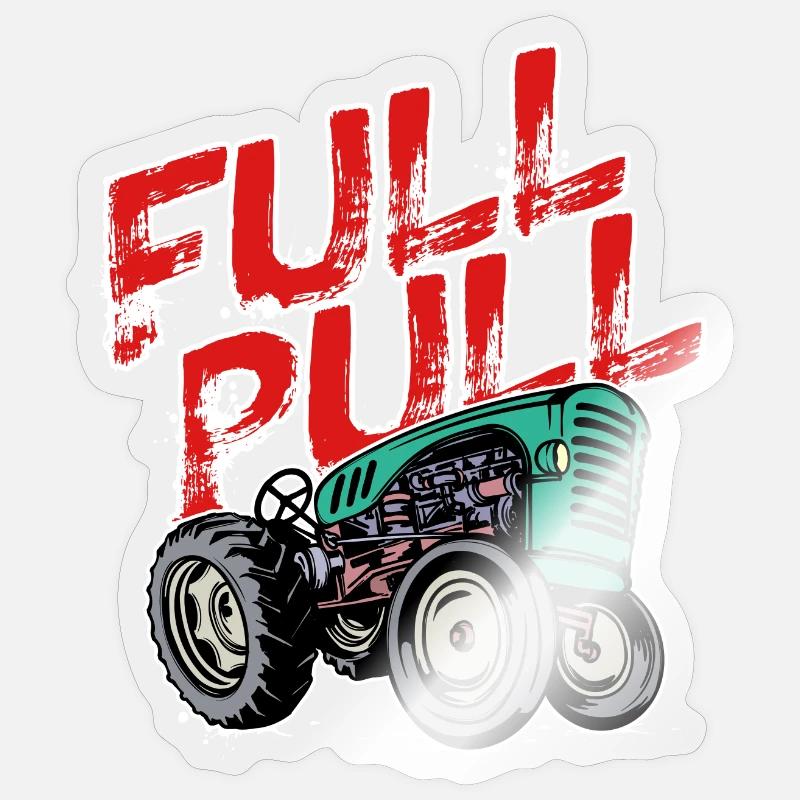 Landwirtschaft Statement Traktor Bauer Ackerbau Sticker Größe S (10 x 10 cm)