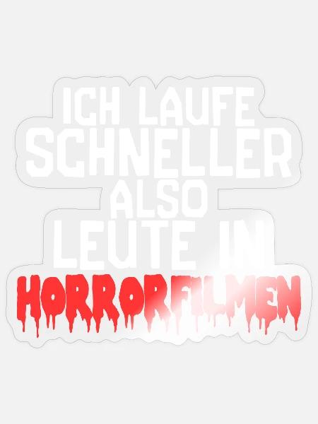 Movies Filme Statement Kinoabend Binge Watching - Sticker Größe S (10 x 10 cm) - Transparent glänzend
