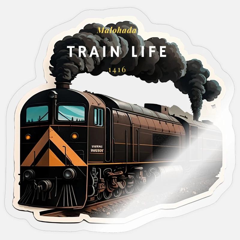 Train Life : Le train de l'aventure Sticker taille S (10 x 10 cm)