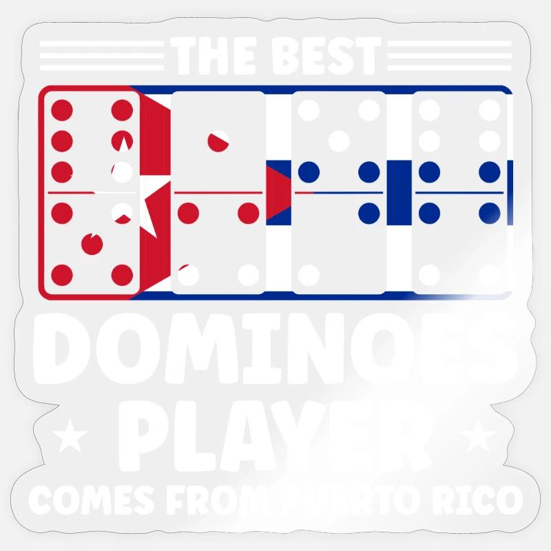 Conception de domino Sticker taille S (10 x 10 cm)