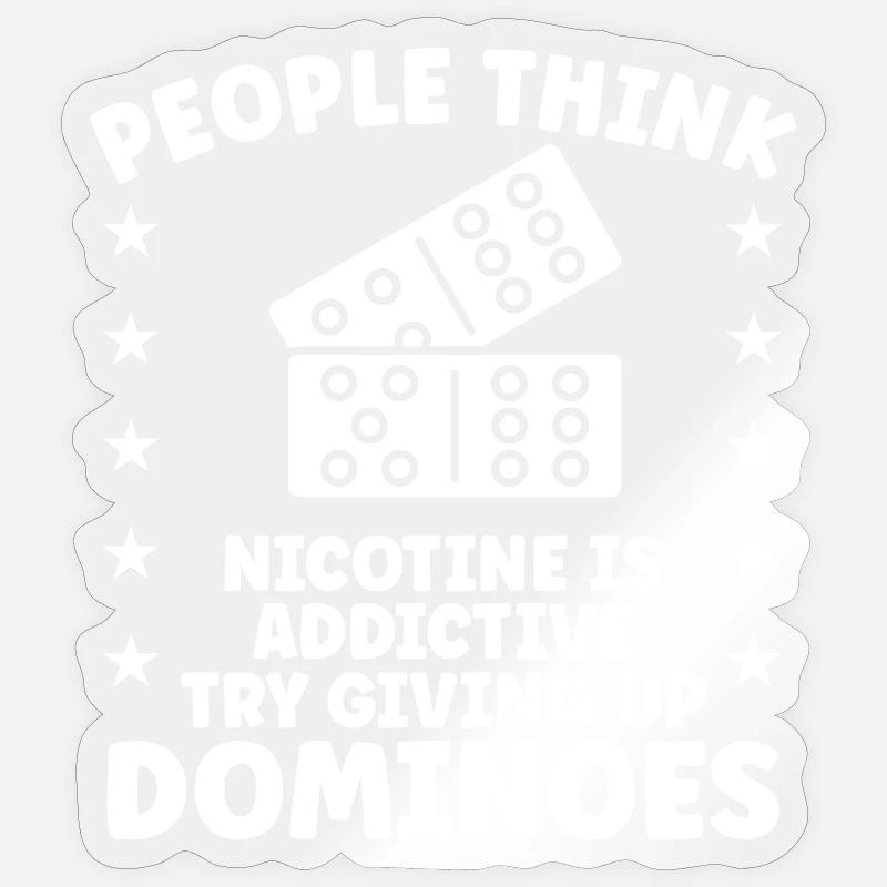 Conception de domino Sticker taille S (10 x 10 cm)