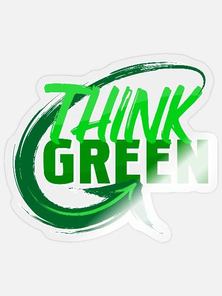 Umwelt Umweltschützer Statement Erde Mutter Natur - Sticker Größe S (10 x 10 cm) - Transparent glänzend