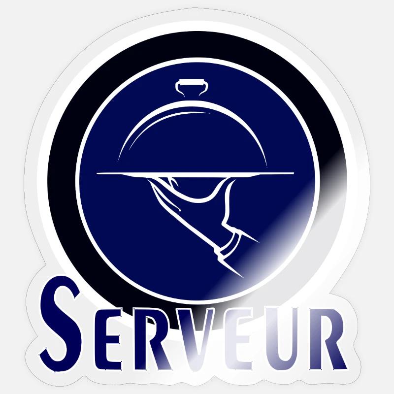 Server - Sticker size S (10 x 10 cm) - transparent glossy