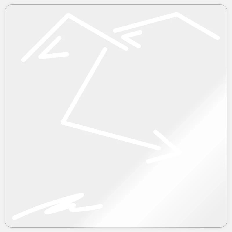 Many Faces #15 (Remix) Sticker size S (10 x 10 cm)