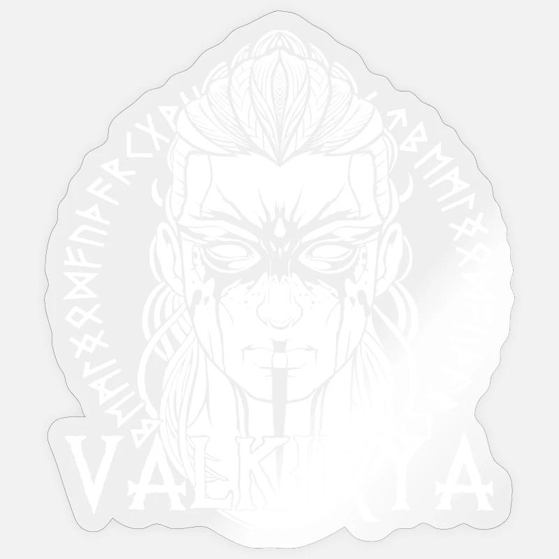 Valkyrie - Sticker size S (10 x 10 cm) - transparent glossy