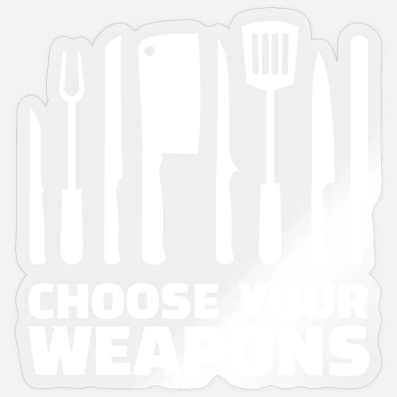 Chef Statement Career Workaholic Job Work Sticker size S (10 x 10 cm)