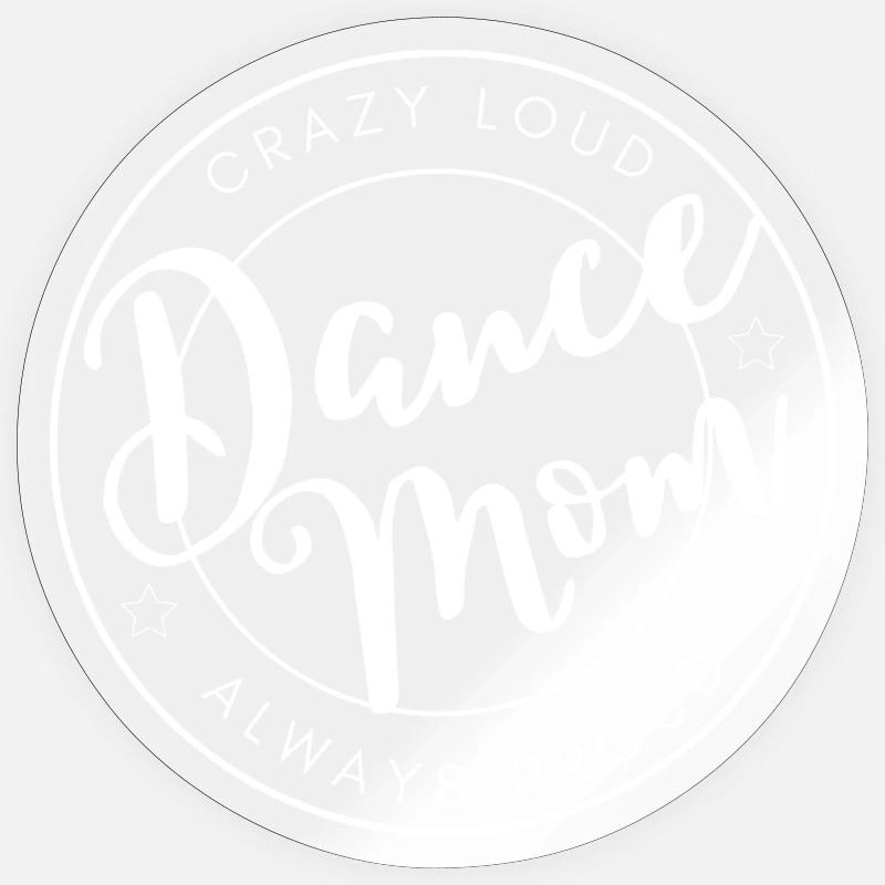 Maman De Danse, Maman De Danse, Danse Connecte, Enfants Sticker taille S (10 x 10 cm)