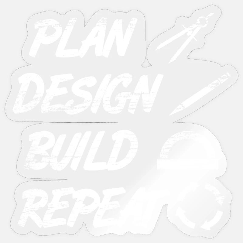 Architect Routine Sticker size S (10 x 10 cm)