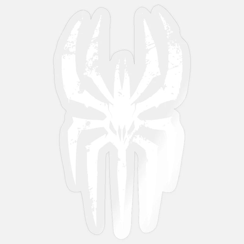Spinne - Sticker Größe S (10 x 10 cm) - Transparent glänzend