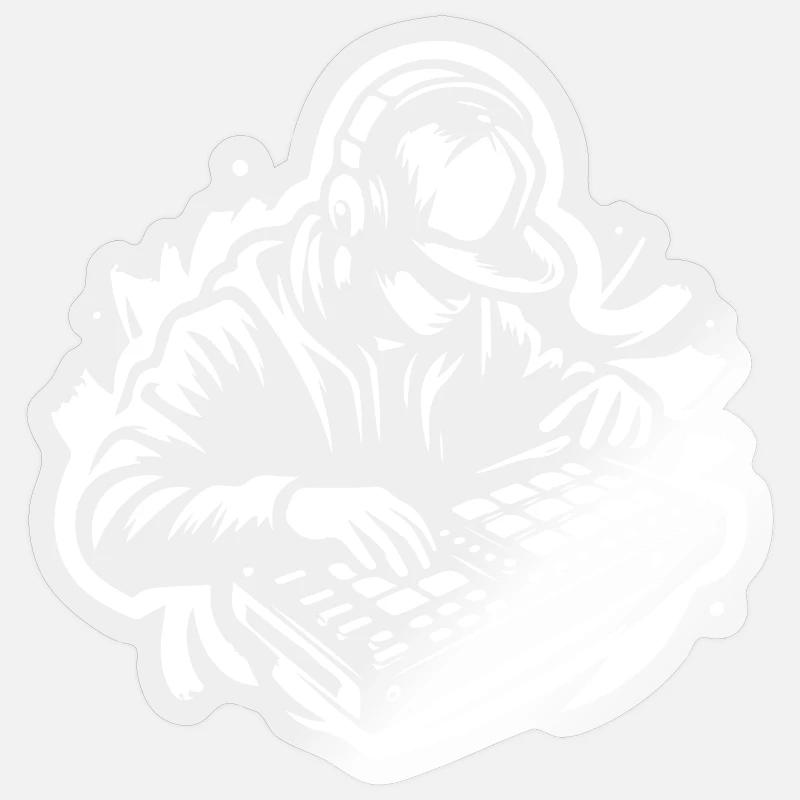 Beatmaker - Sticker Größe S (10 x 10 cm) - Transparent glänzend