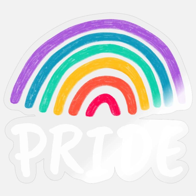 Orgueil - Sticker taille S (10 x 10 cm) - brillant transparent